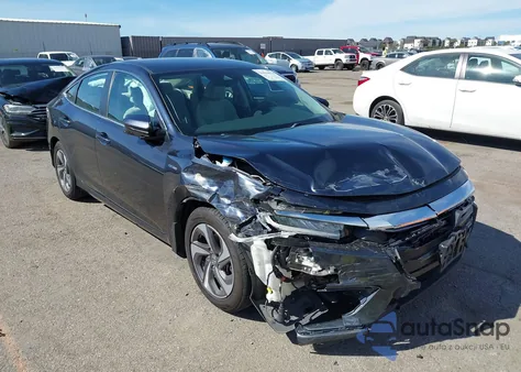 2019 Honda Insight Ex z USA, uszkodzony, nr VIN 19XZE4F56KE027006